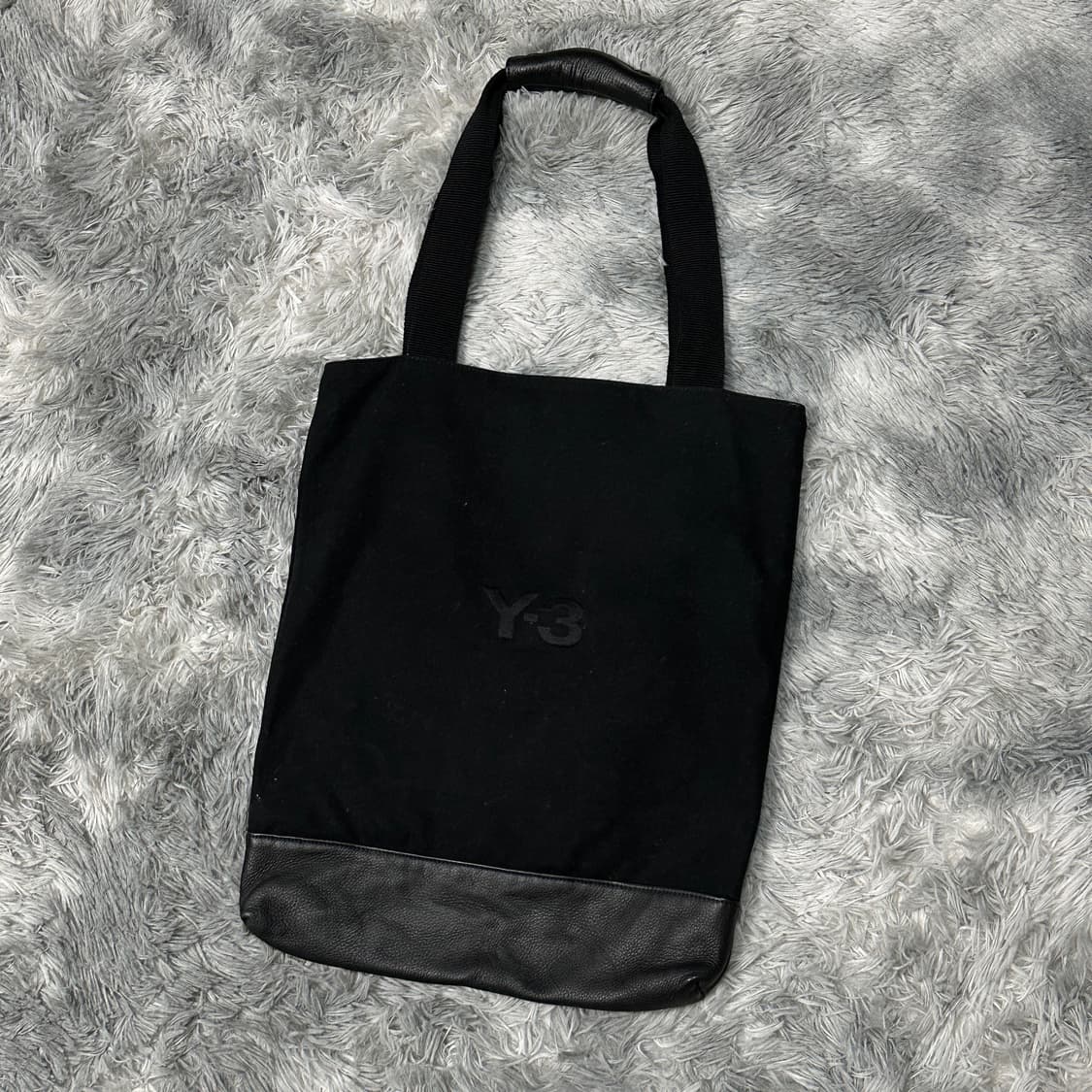 요지야마모토 Y-3 캔버스 토트백 블랙 상품이미지1