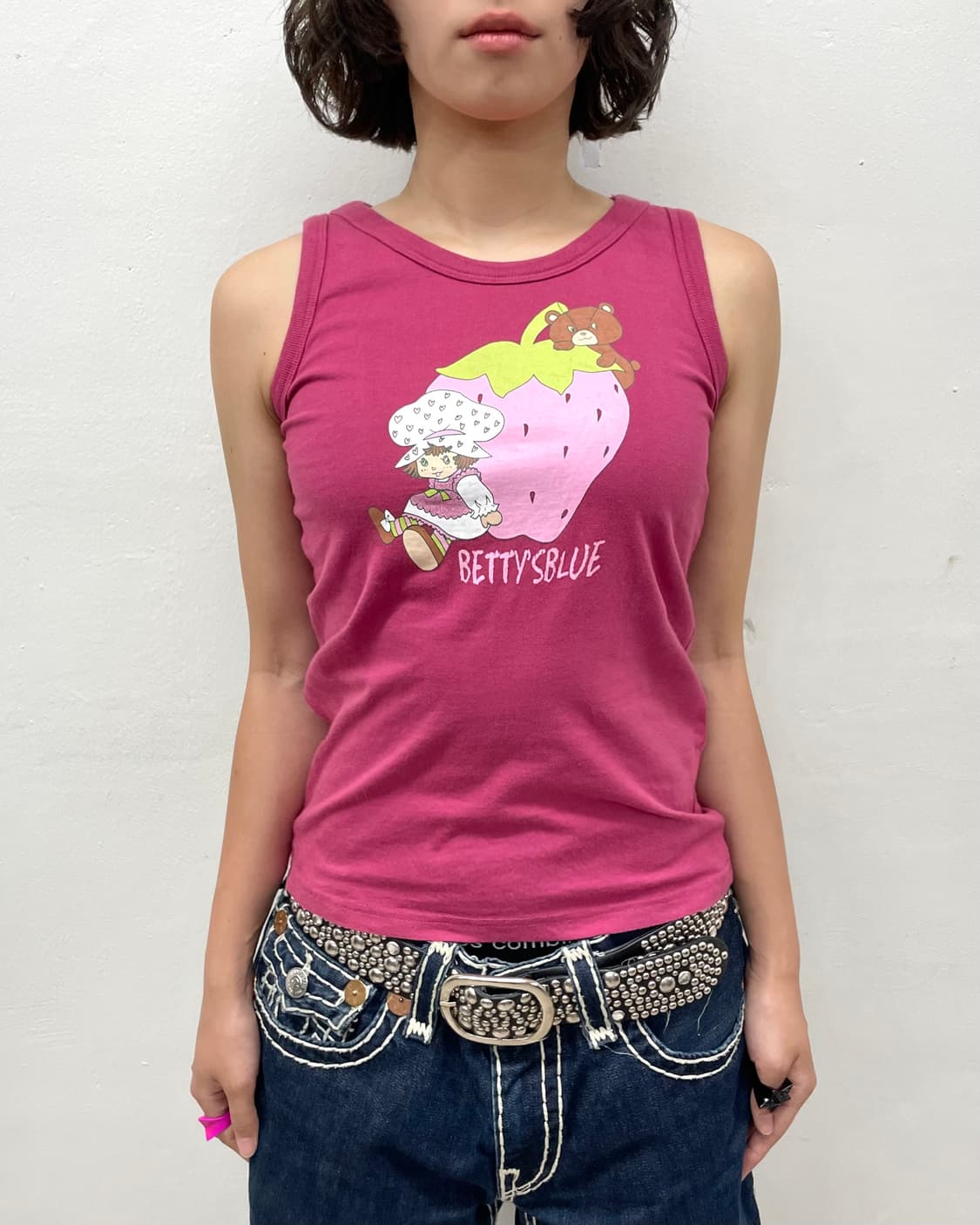 Betty Blue Strawberry Pink Sleeveless  상품이미지3