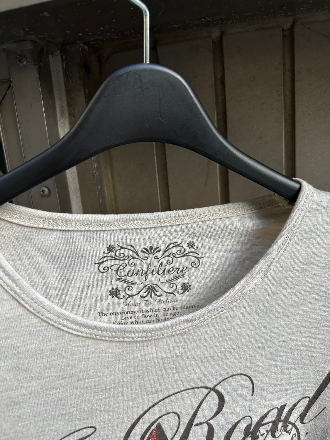 Vintage y2k lettering printing sleeve  상품이미지3