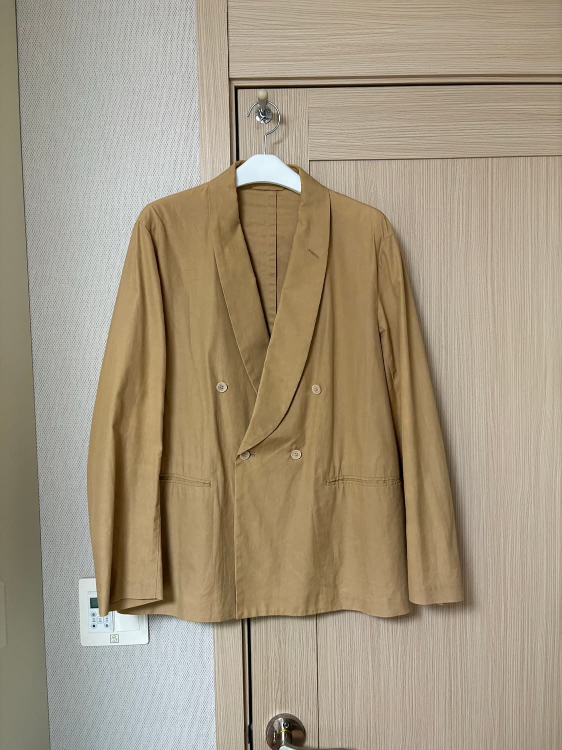 오라리 코튼 숄카라 자켓 상품이미지1