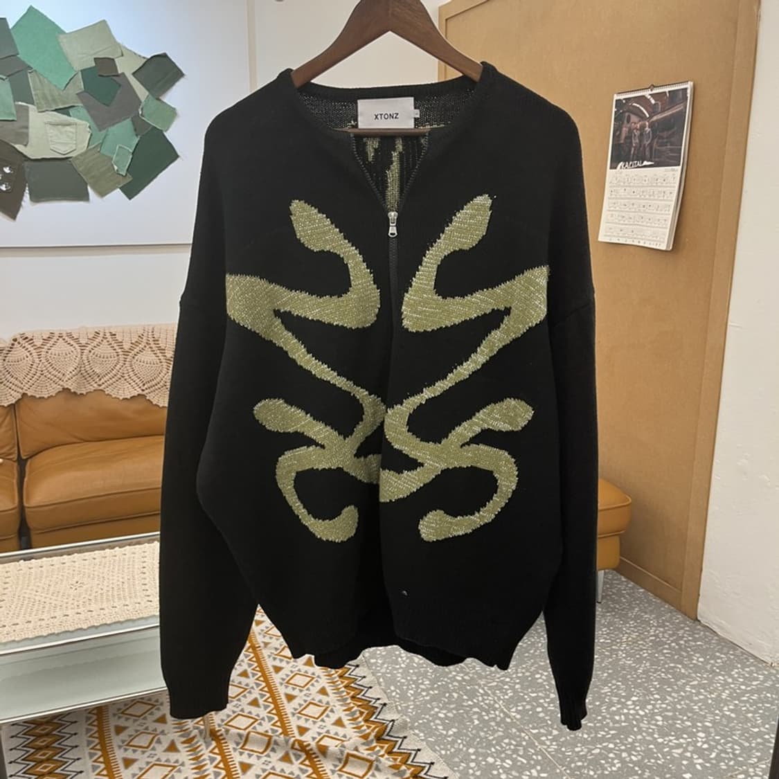 엑스톤즈 셀즈 올드스쿨 스트릿 펑크 투웨이 집업 가디건 L C10591 상품이미지3