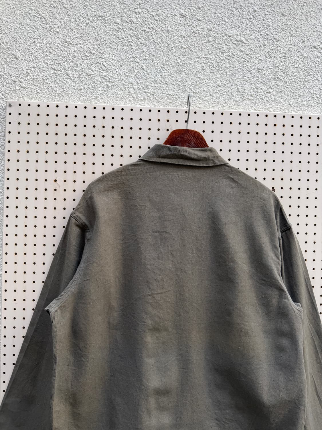 1970s FADED OLIVE KHAKI GERMAN 70s독일워크자켓 상품이미지8