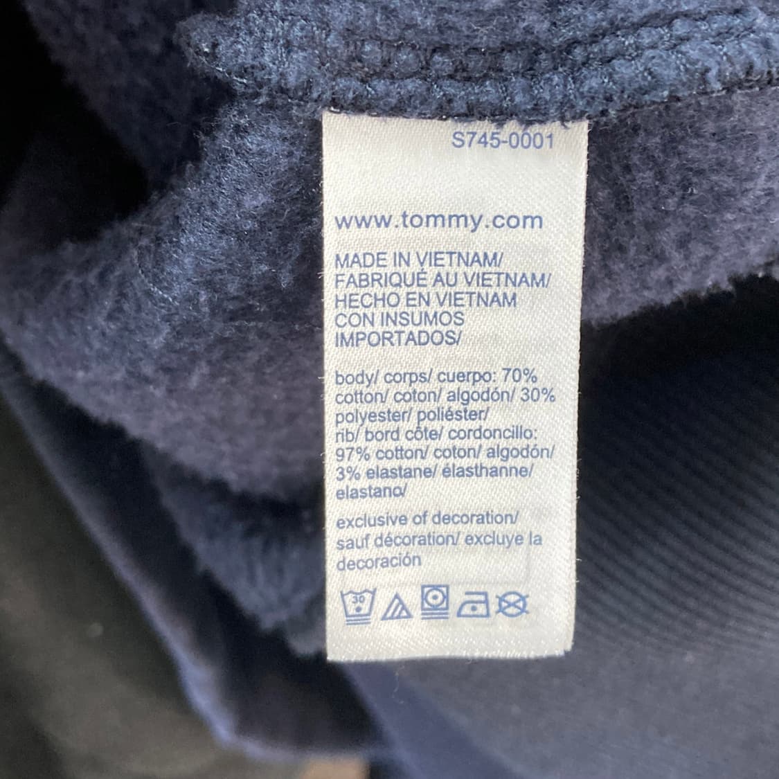 타미힐피거 여성기모후드티셔츠 S 영구제  상품이미지5