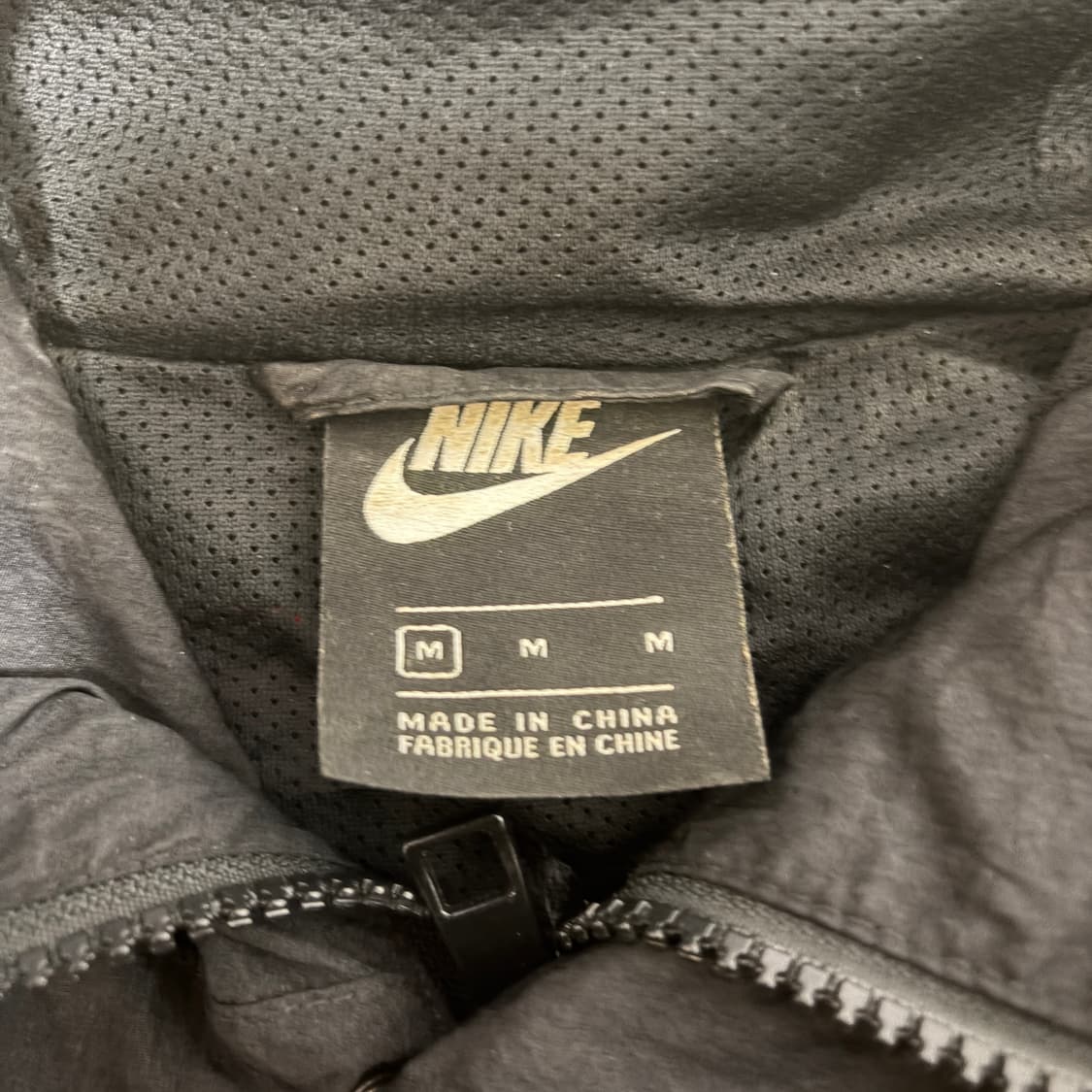 나이키 더블 스우시 아노락 블랙 후드 반집업 상품이미지3