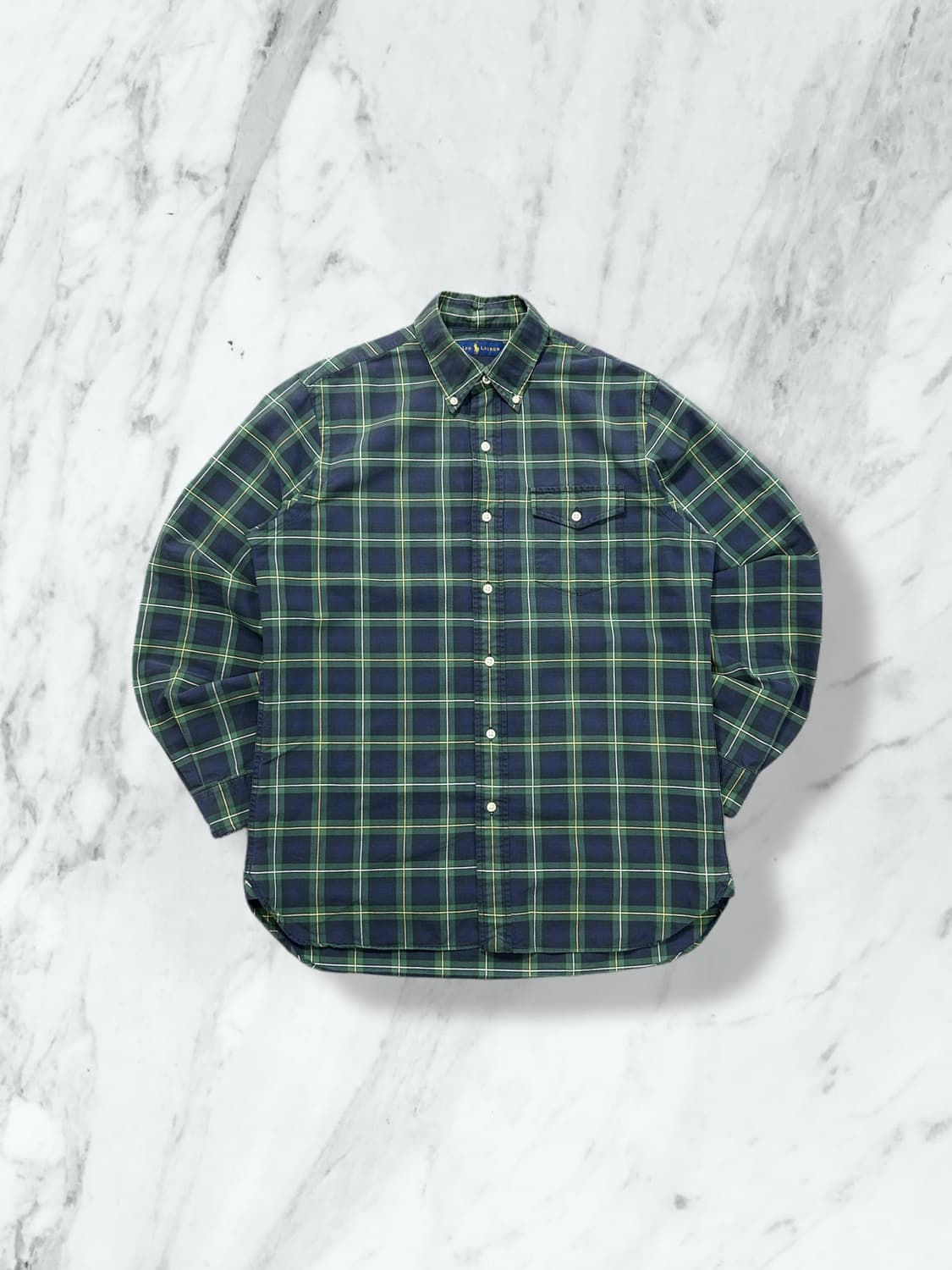 폴로 랄프로렌 체크 패턴 클래식핏 셔츠  상품이미지1