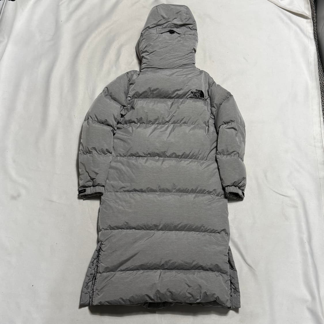 XS 노스페이스 그레이 슈퍼 에어 다운 롱패딩 상품이미지3