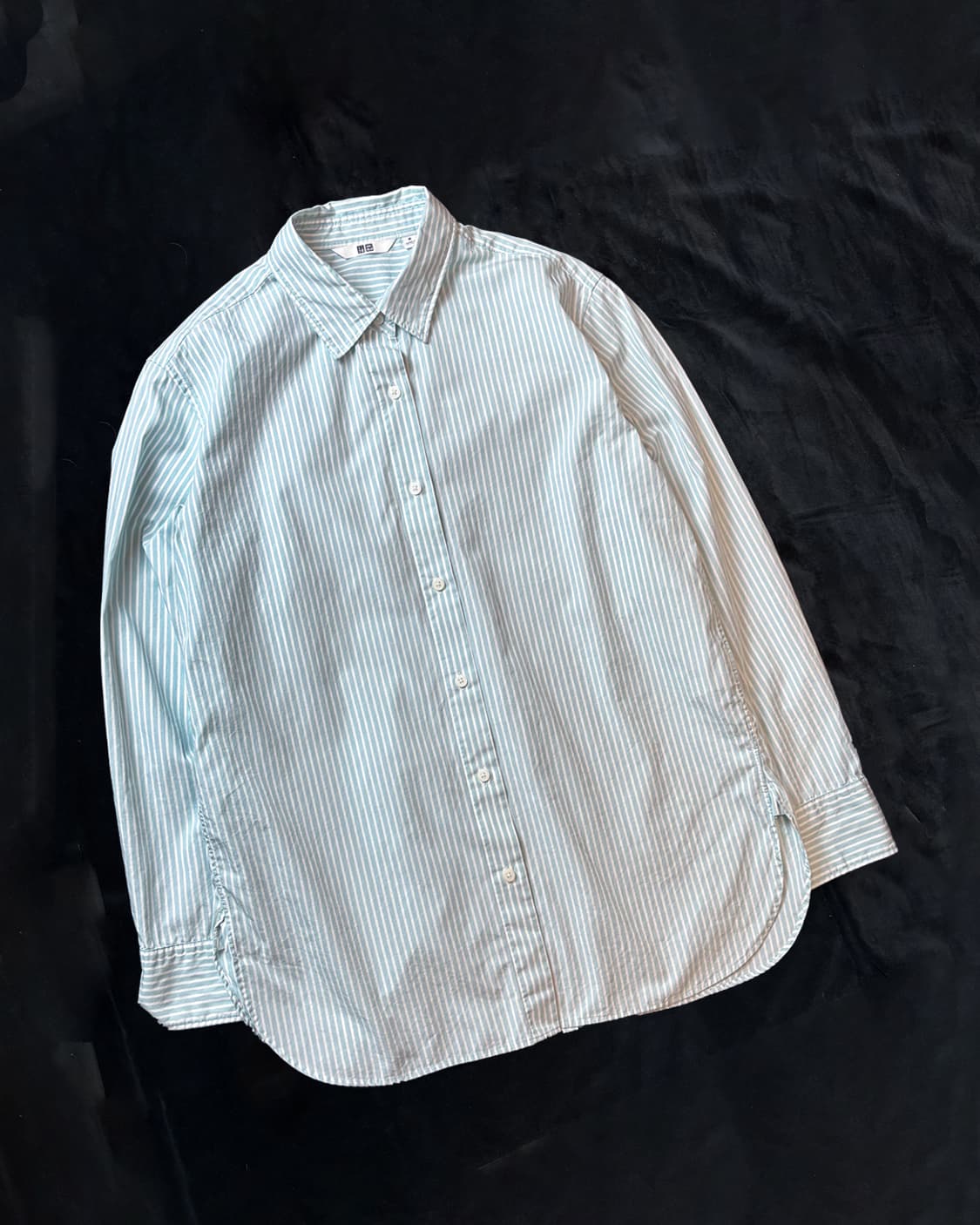일본빈티지 유니클로 스트라이프 셔츠 상품이미지1