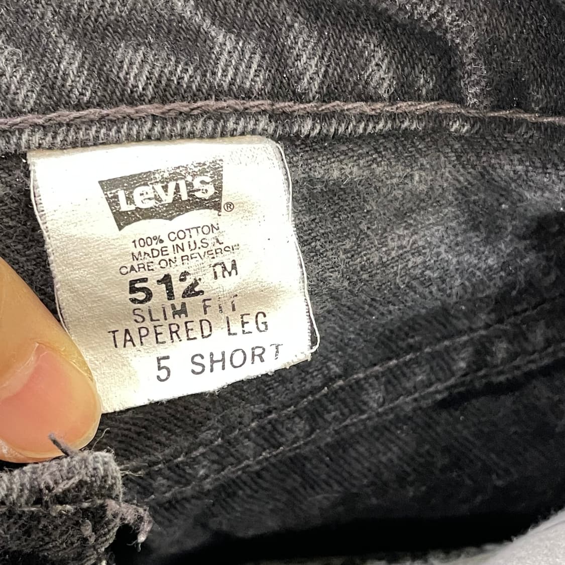 (26) 90s Levi's 512 (리바이스 슬림핏 블랙 진) 상품이미지8