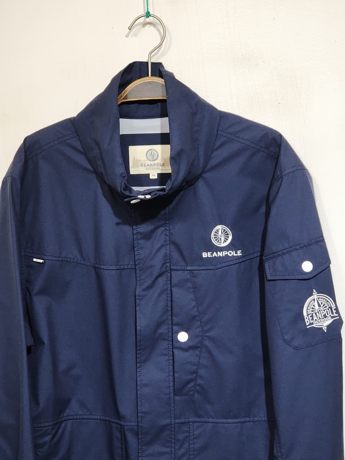 (100) 빈폴 아웃도어 자켓 네이비 바람막이 점퍼  상품이미지2