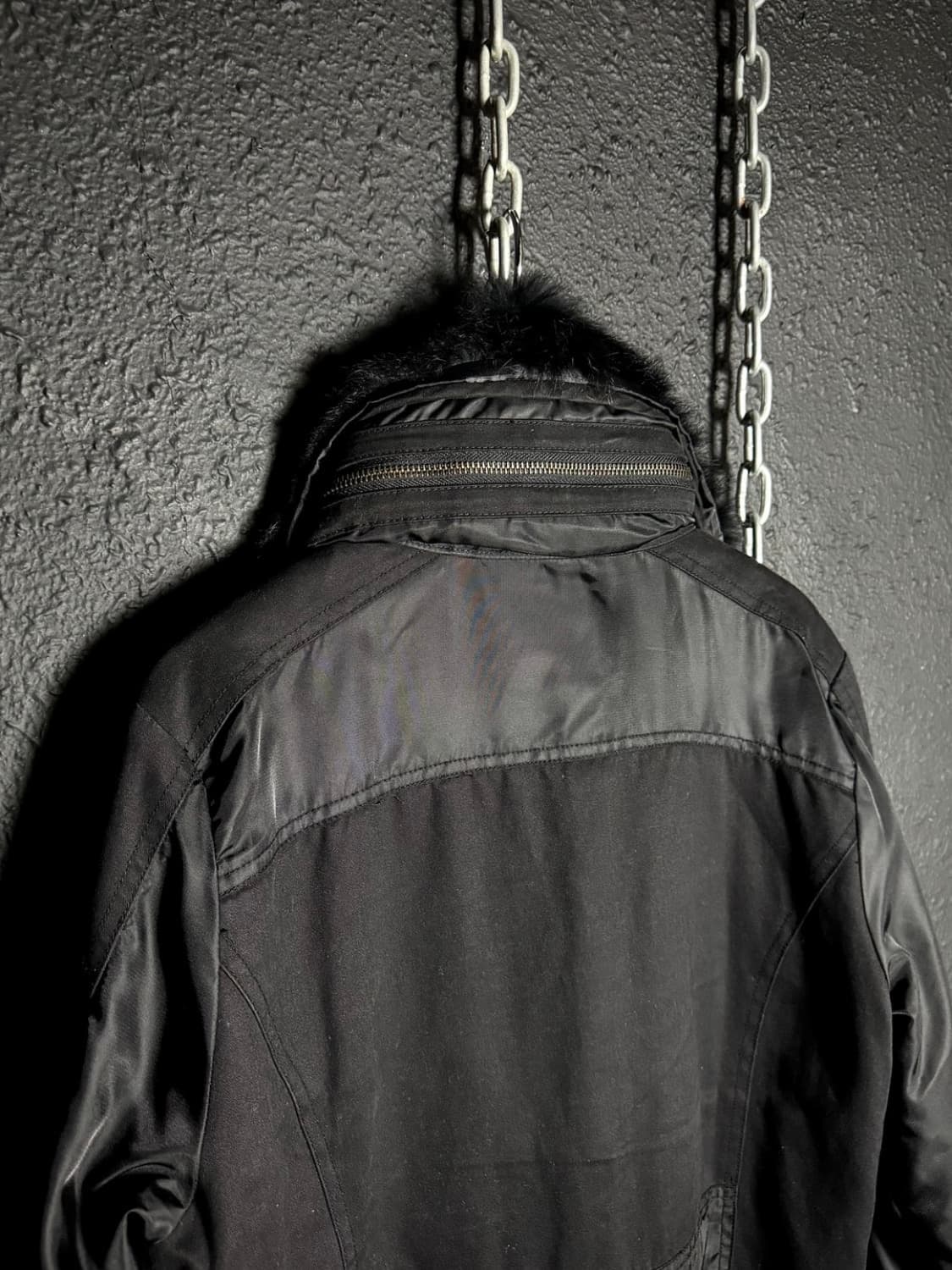 MIDAS  Black Fur Military Jacket 상품이미지6