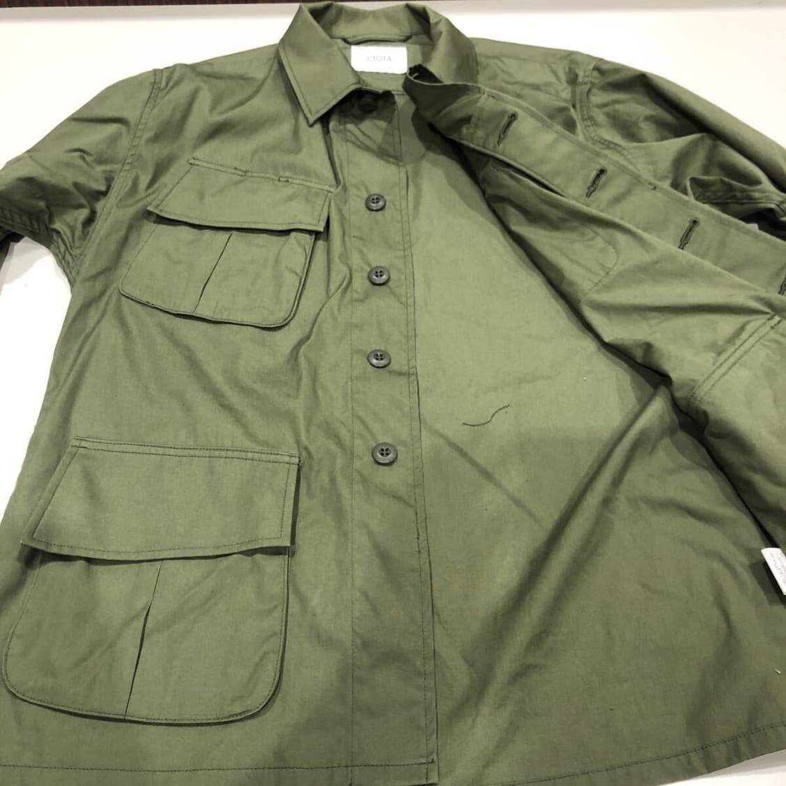 시오타 수빈코튼 퍼티그 밀리터리 자켓 상품이미지6