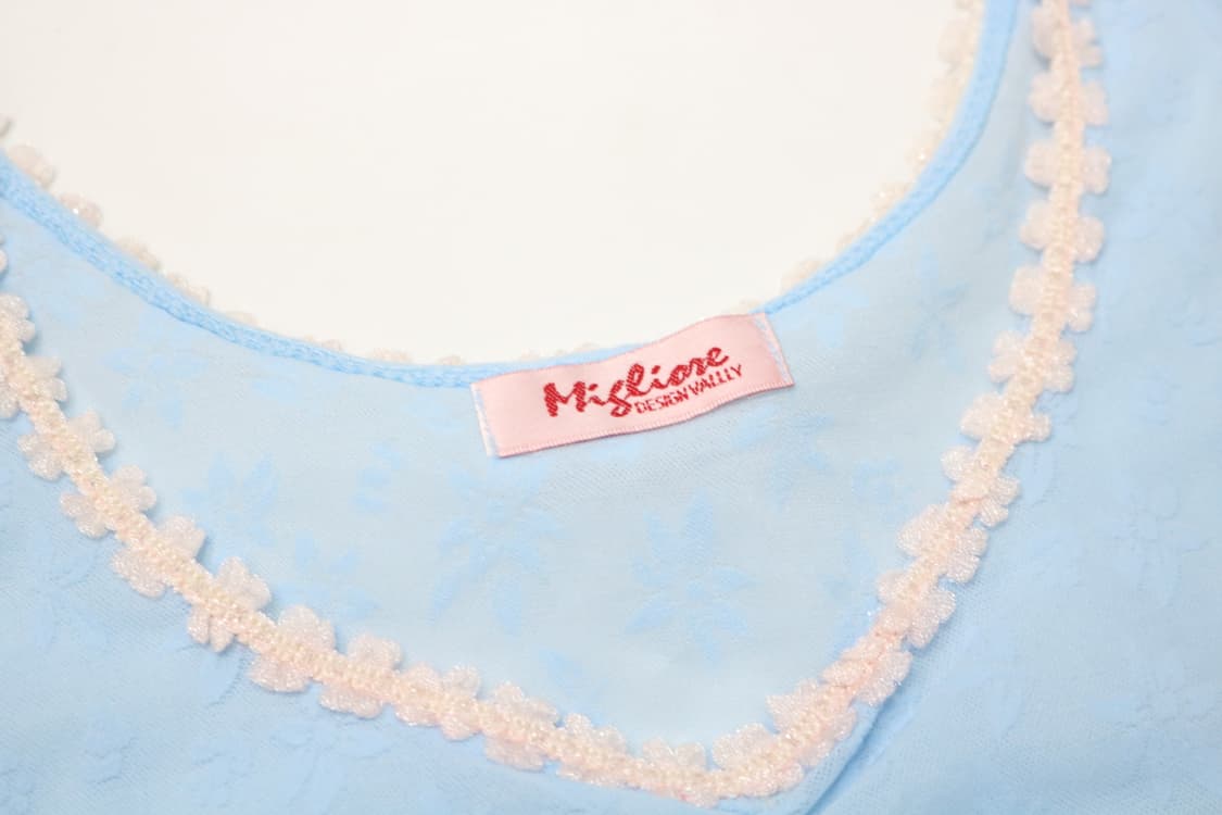 꽃무늬 레이스 슬리브리스 상품이미지6