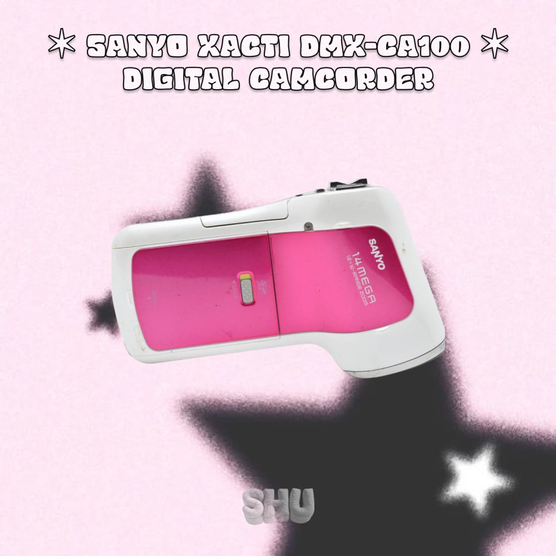 산요 작티 DMX-CA100 빈티지 방수 캠코더 핫핑크 상품이미지6