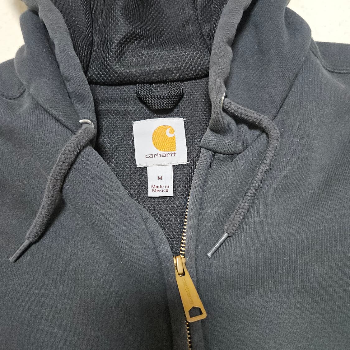 칼하트 레인디펜더 워크웨어 써멀 후드집업 M 급처 상품이미지2