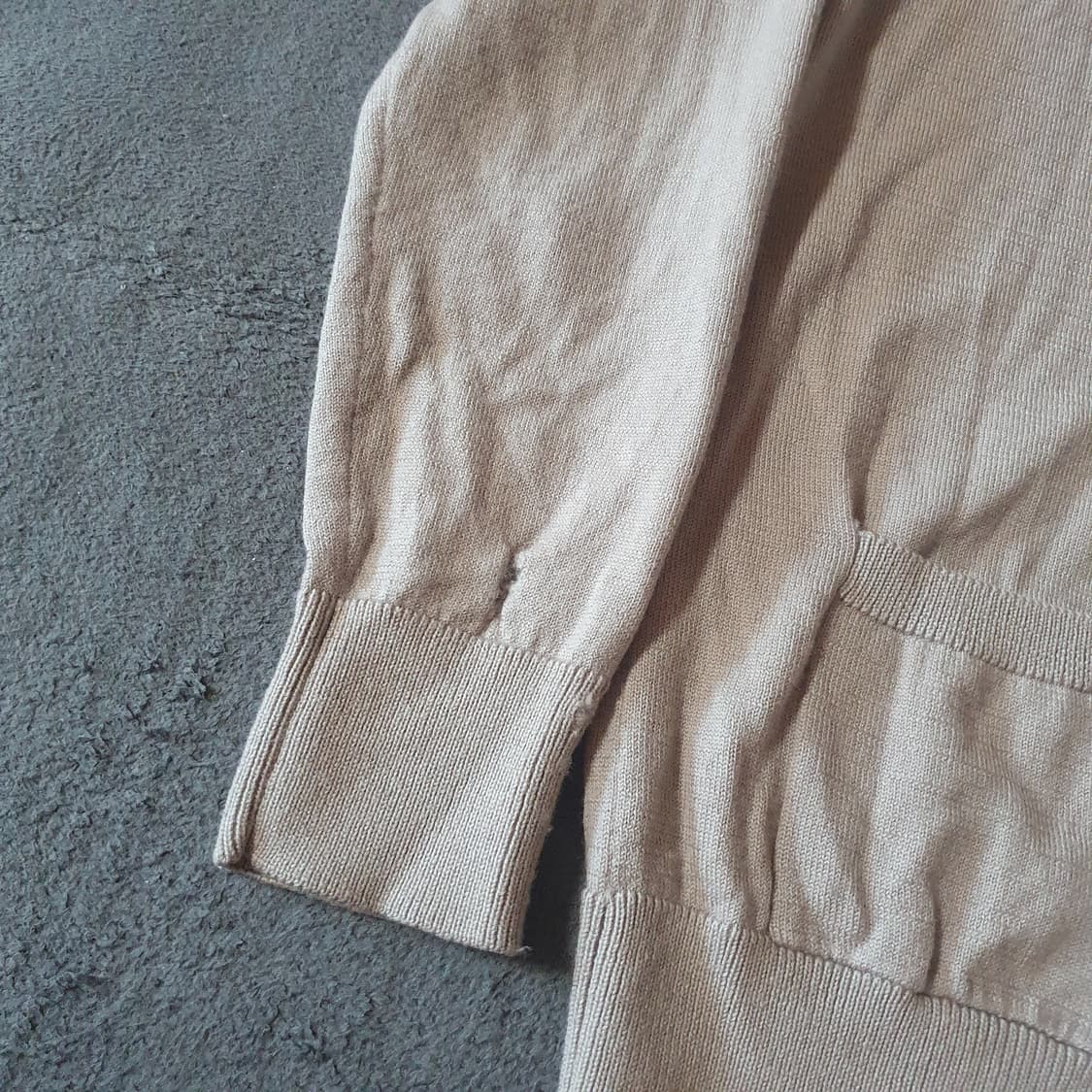 메종키츠네 여성 폭스헤드 울 가디건 M 모카 상품이미지3