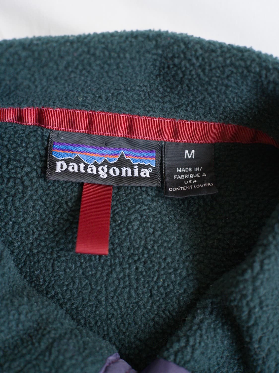 90s 파타고니아 신칠라 스냅티 Made in USA 빈티지 상품이미지2