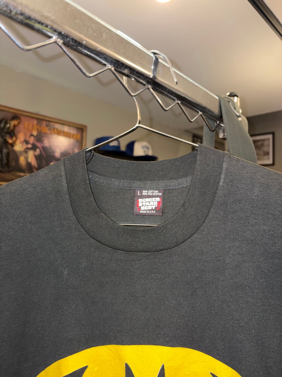 80’s Batman DC promo logo single T-shirt 상품이미지5