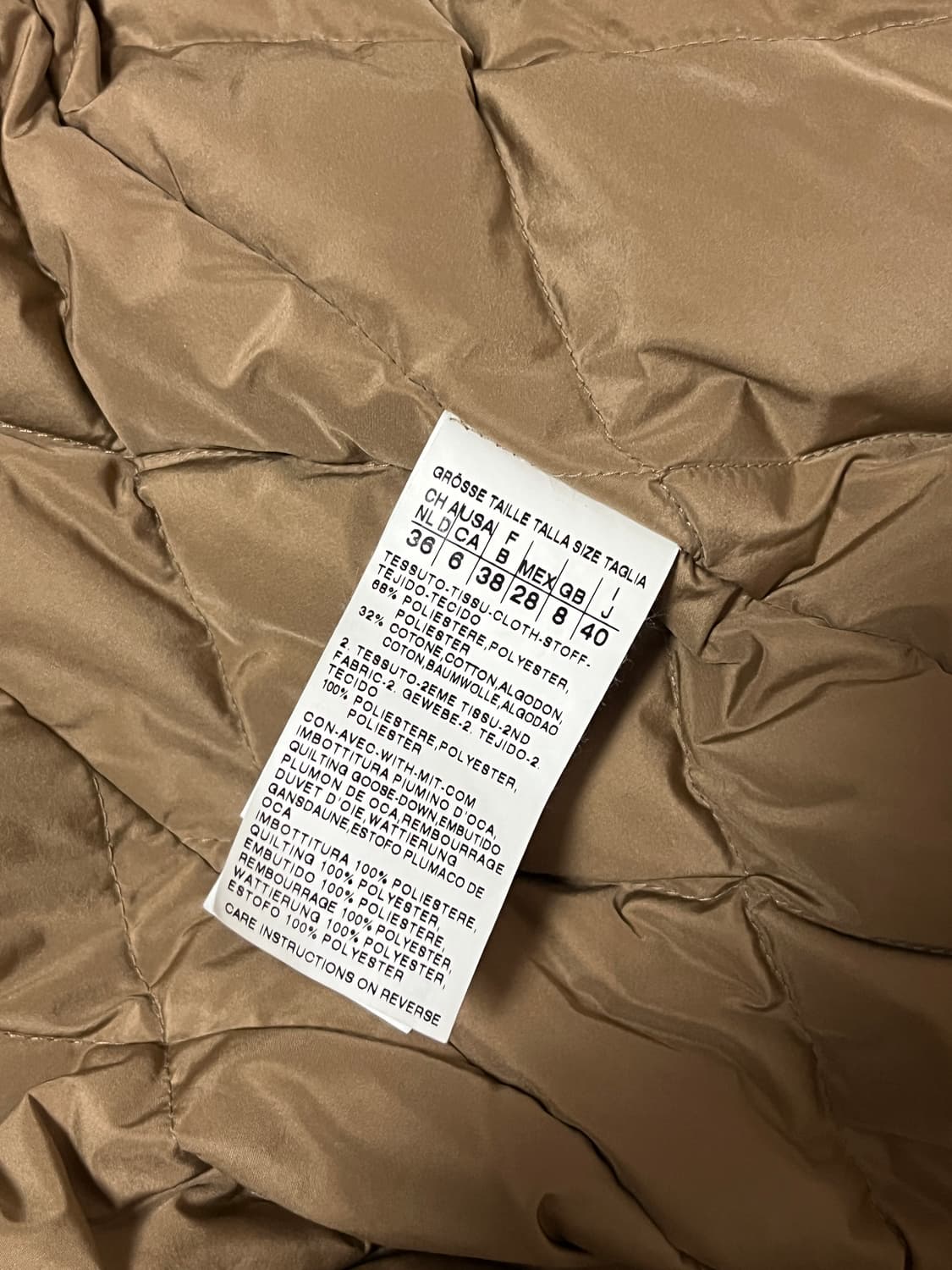 막스마라 여성 후드 패딩 36사이즈 상품이미지10