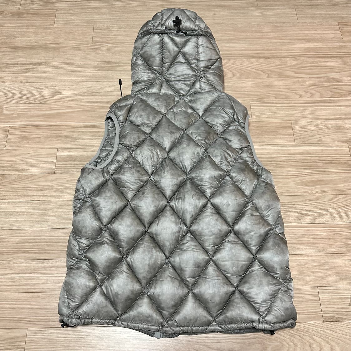 로아 하이킹 25FW 누나 800 필 파워 후드 다운 베스트 그레이 L 상품이미지3