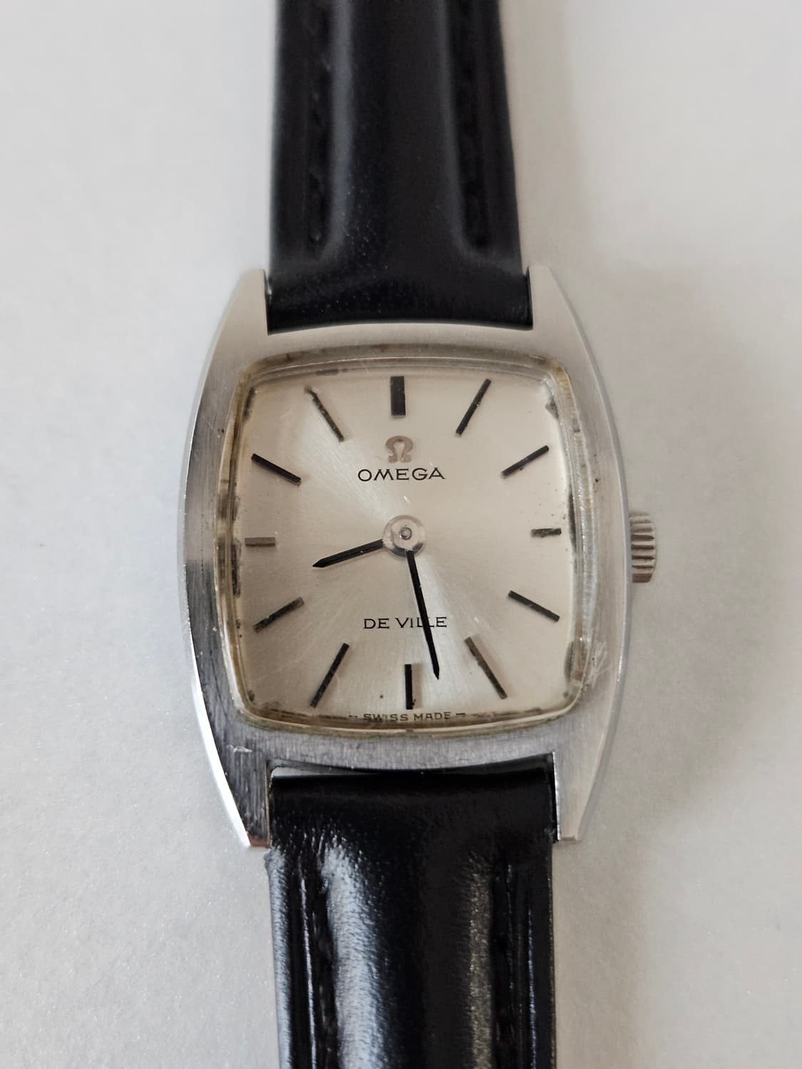 오메가 드빌 여성 가죽 시계 상품이미지1