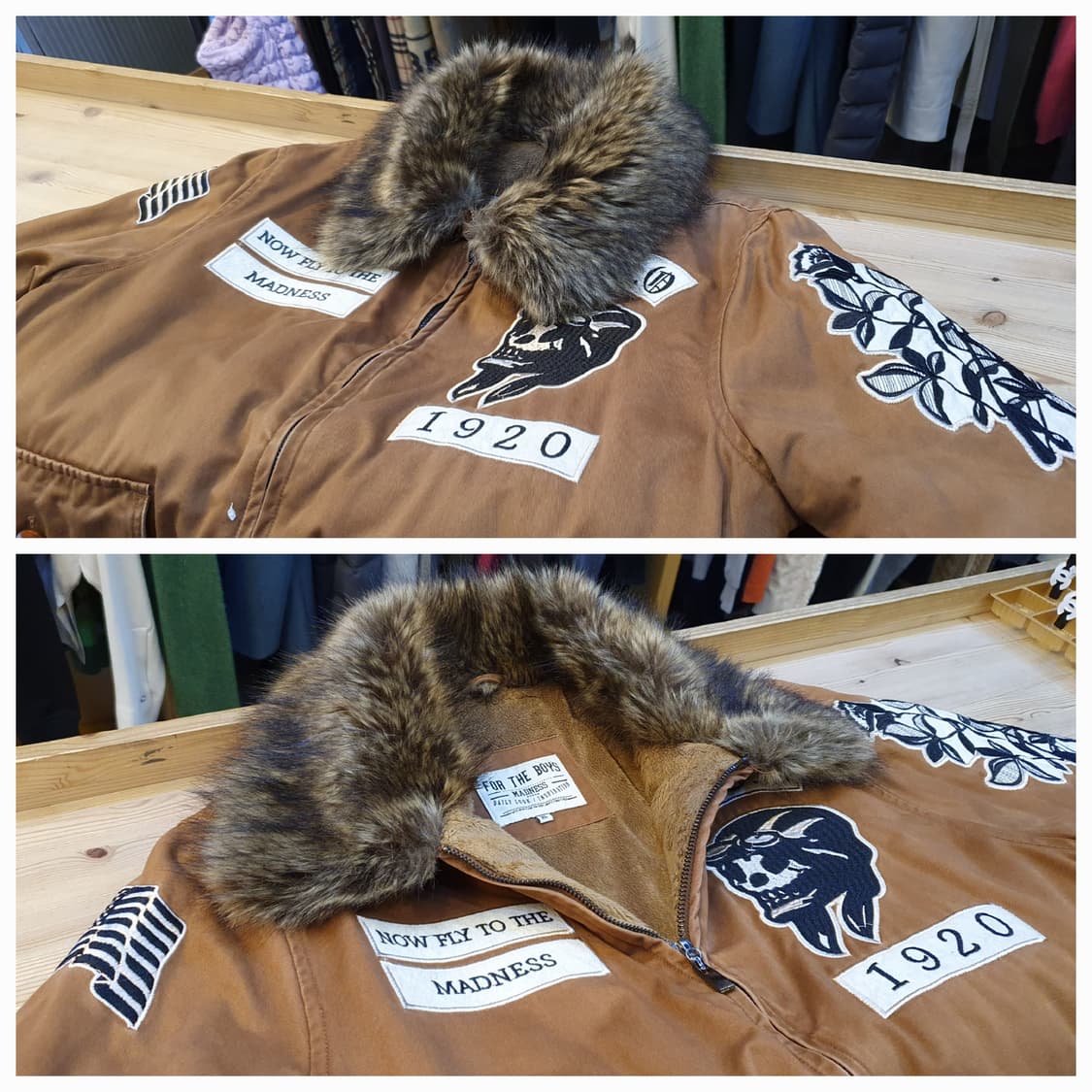 100.더매드니스 퍼 봄버자켓 상품이미지4