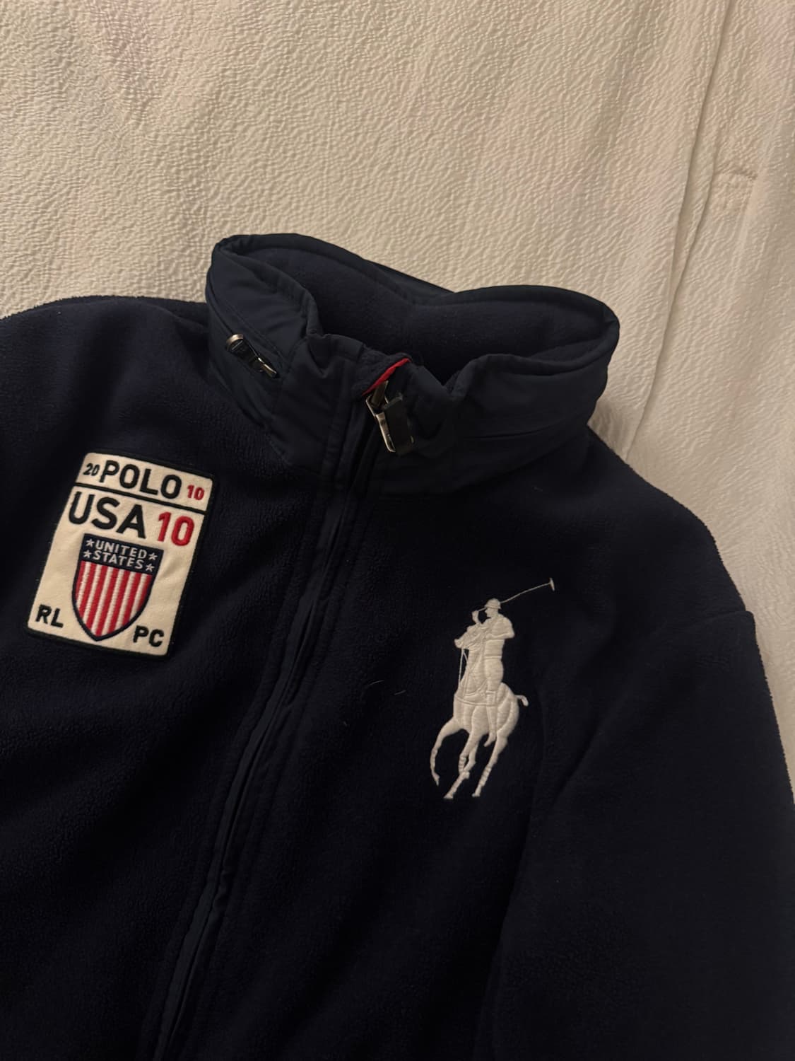 폴로랄프로렌 화이트 빅포니 후리스 상품이미지3