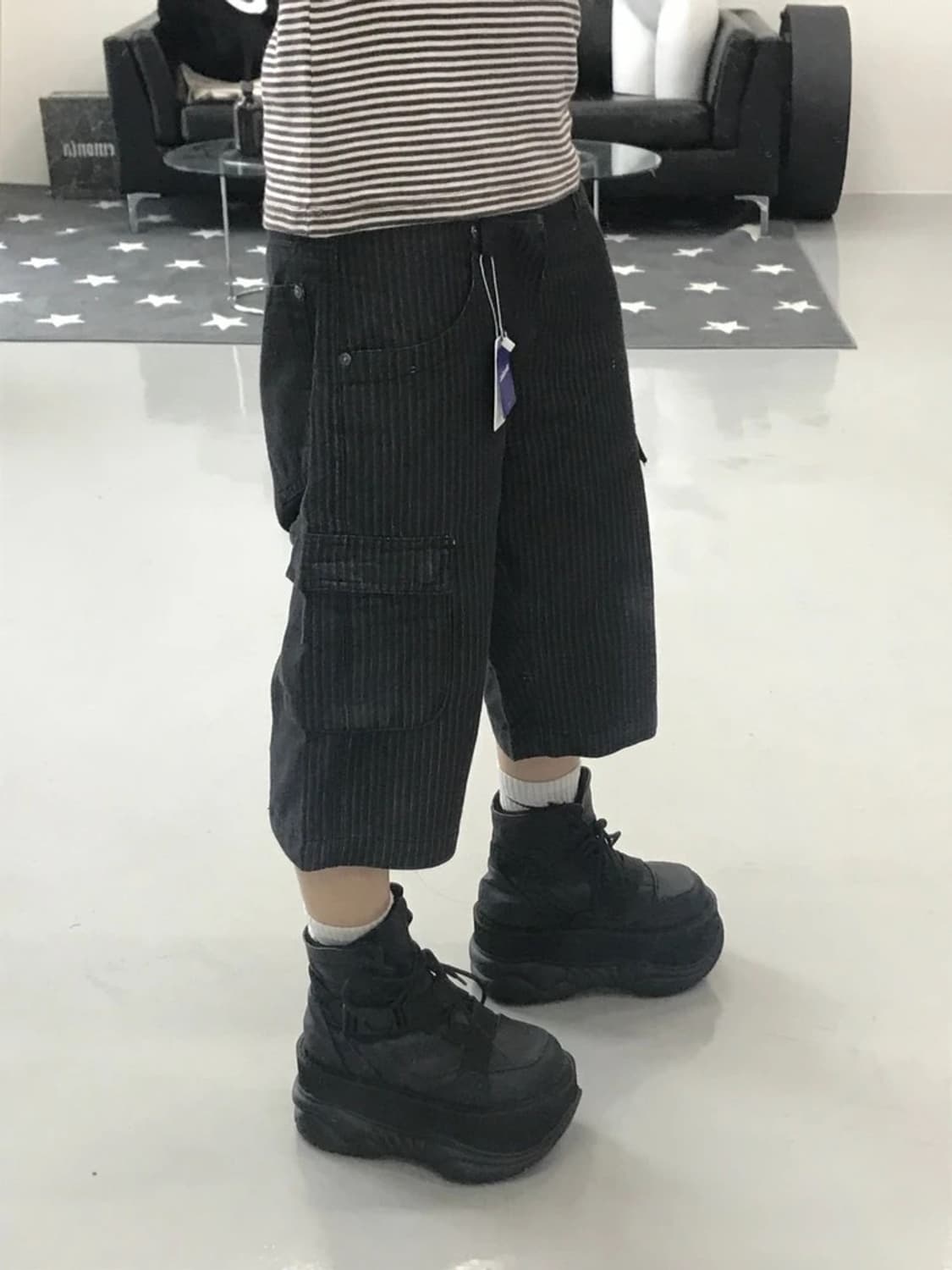 JPN 다크그레이 숏팬츠 상품이미지2
