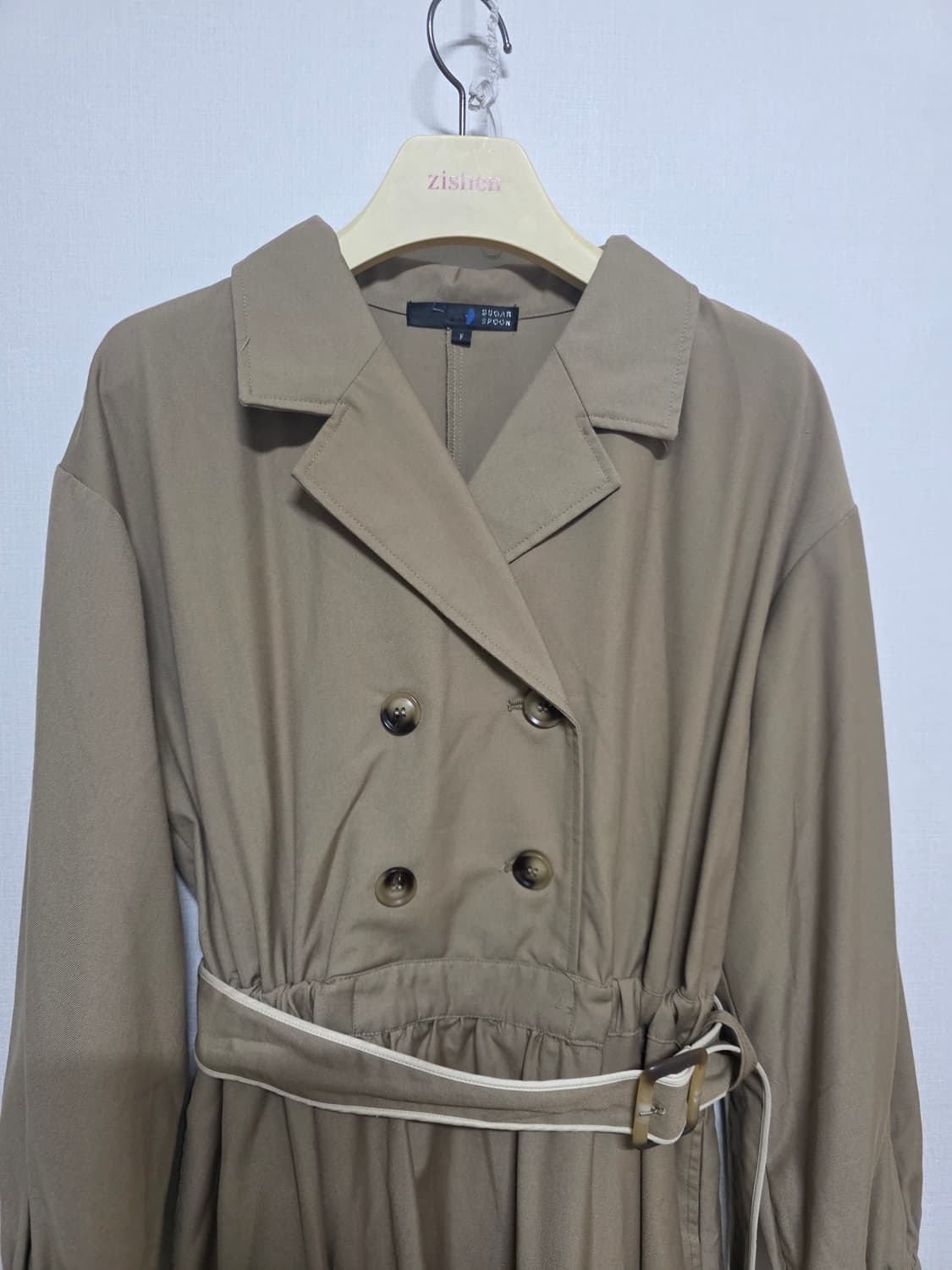 베이지 롱 원피스 상품이미지3