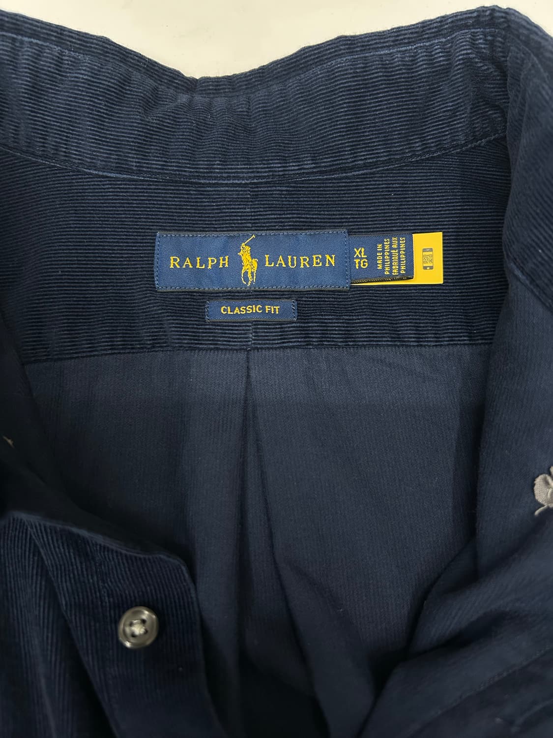 폴로네이비 코듀로이 셔츠 상품이미지3