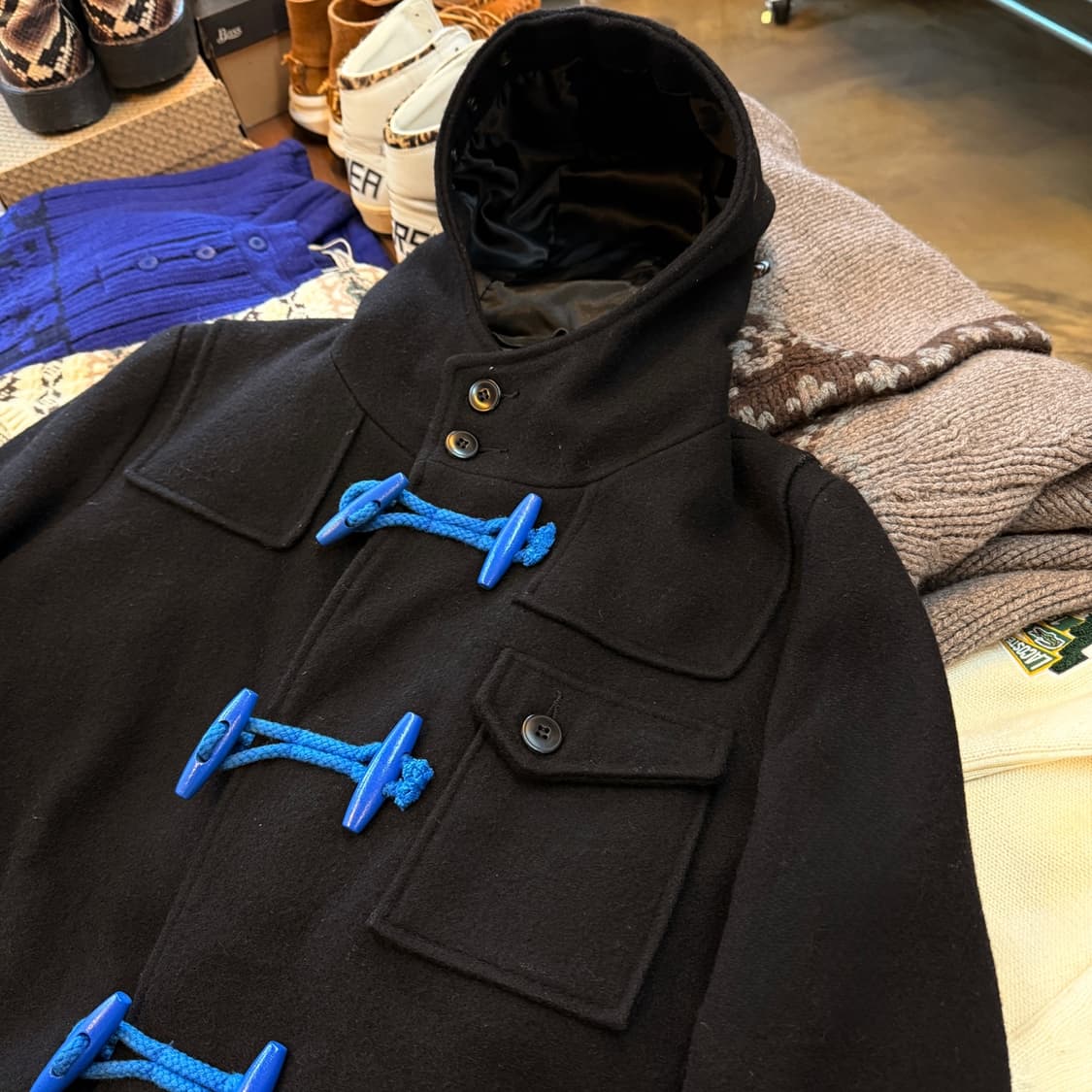 쇼트 X DC 블루 더플 코트 MADE IN CANADA  상품이미지2