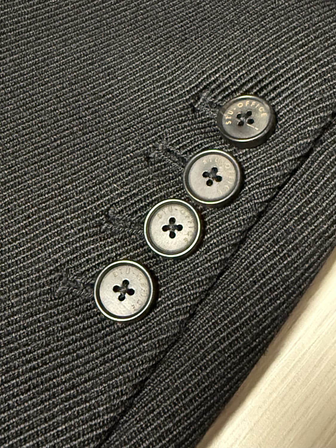 STU 라운드 카라리스 코트 L 상품이미지6