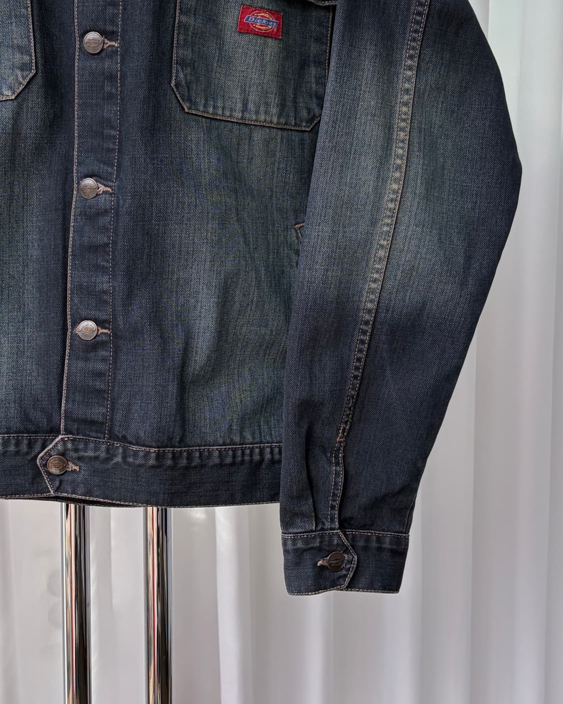 [XL]디키즈 USA 빈티지 페이드 데님 워크 자켓 상품이미지7