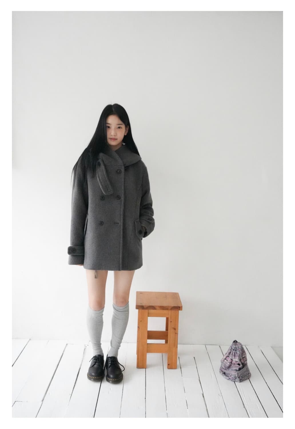 인앤양인하모니 미야 코트 차콜 miya coat charcoal 상품이미지1