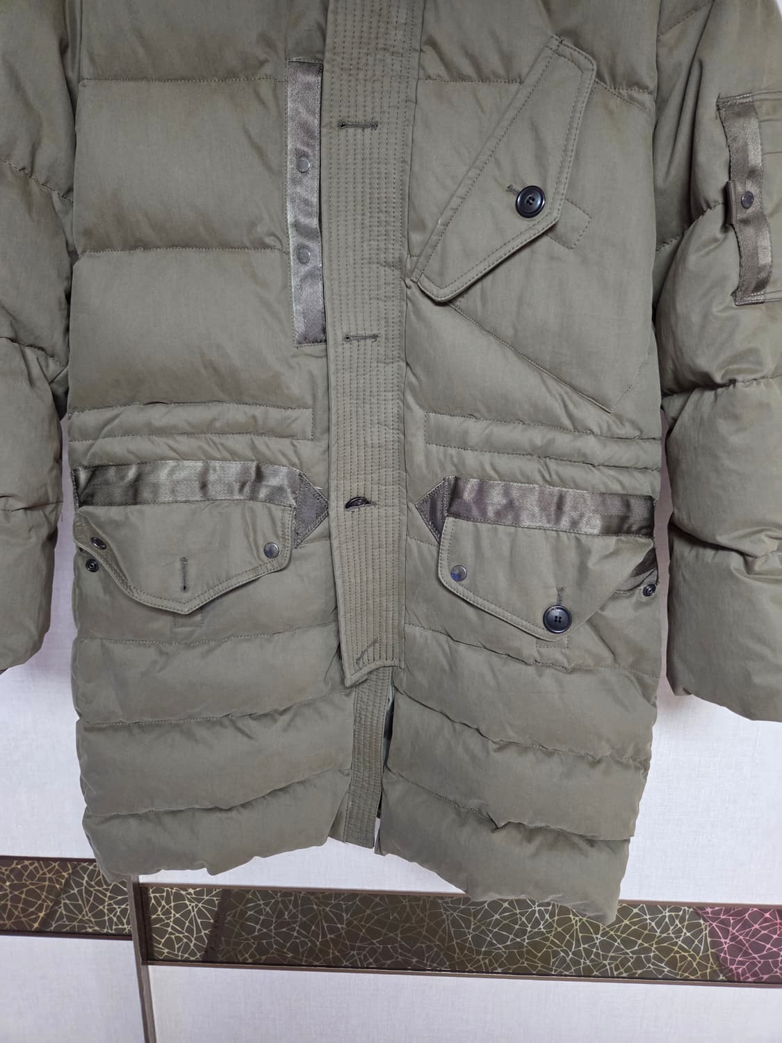 정품]T.I FOR MEN 카키 패딩 95 상품이미지5