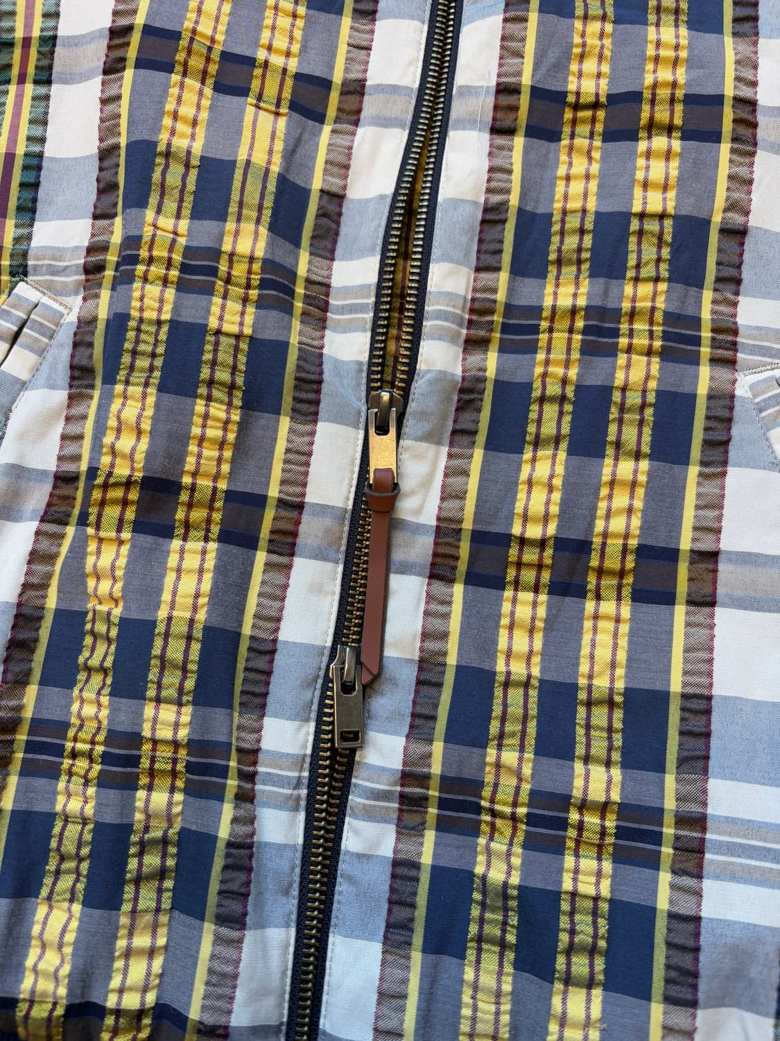 Jw 앤더슨 x 유니클로 체크 블루종 재킷 상품이미지3