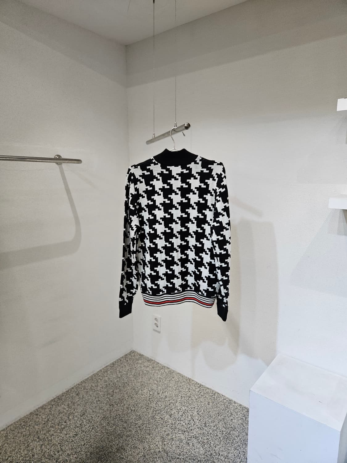 르꼬끄 골프 하운드투스 패턴 집업 상품이미지2