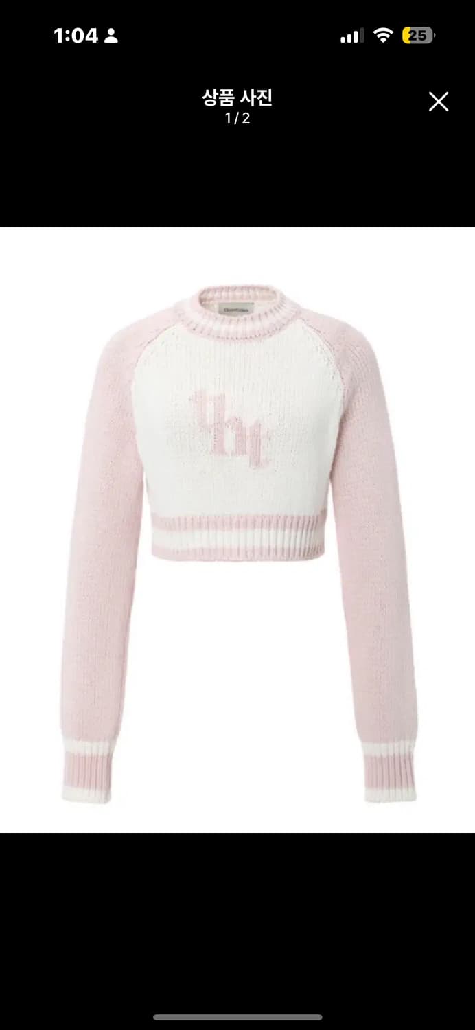 쓰리타임즈 자카드 니트 상품이미지1