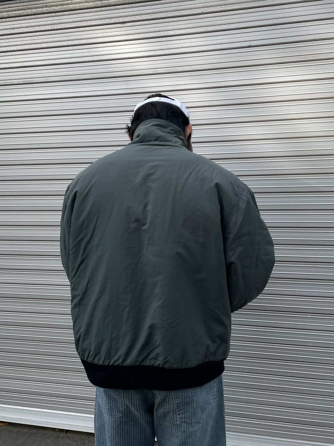 80-90s L.L. bean Warm-up Jacket charcoal 상품이미지8