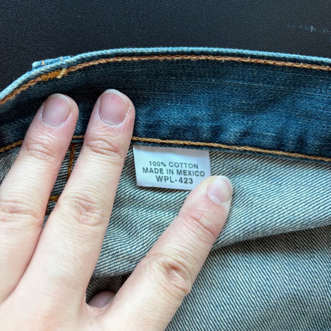 리바이스 501 빈티지 워싱 데님 청바지 상품이미지6