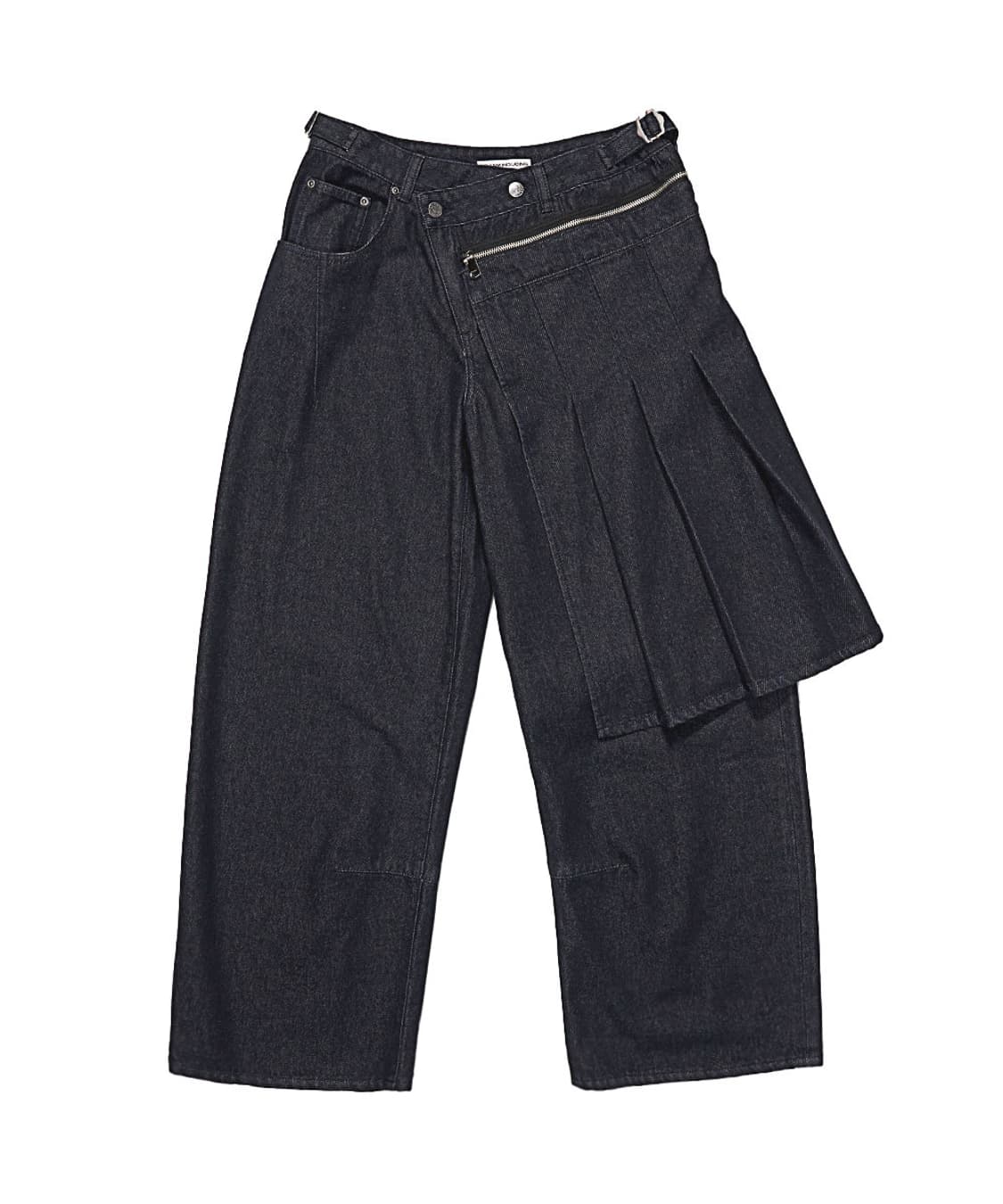 DETACHABLE SKIRT JEANS NAVY 상품이미지5