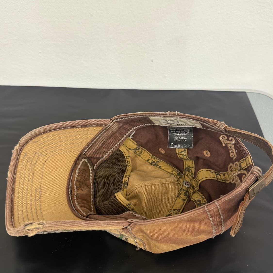 트루릴리전 디스트레스드 해골 스트랩백 상품이미지5