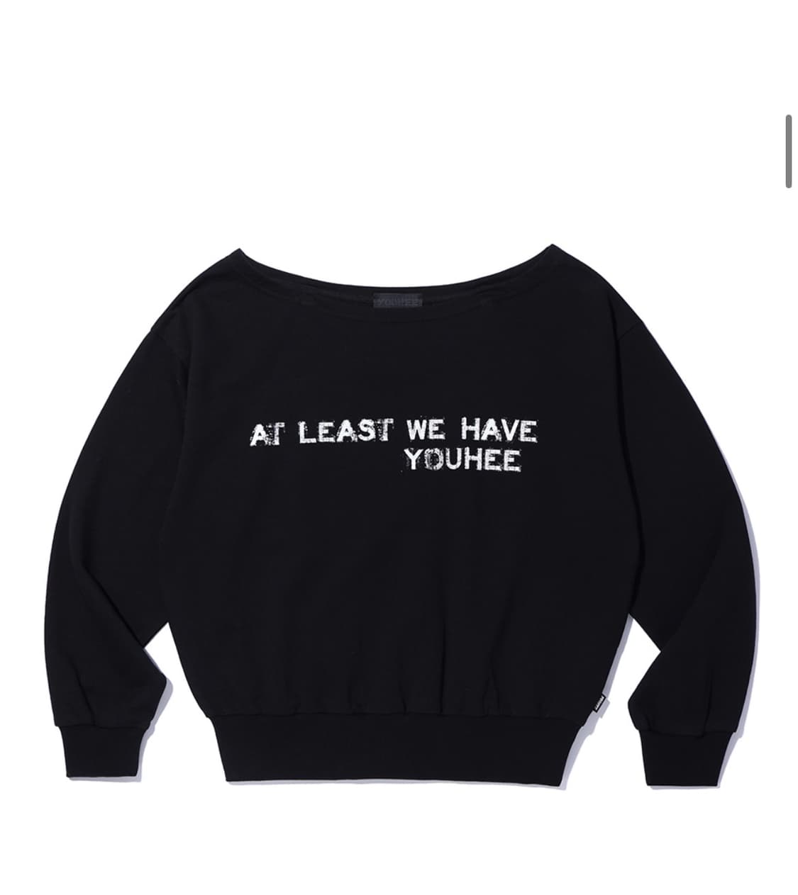 유희 오프숄더 맨투맨 상품이미지1