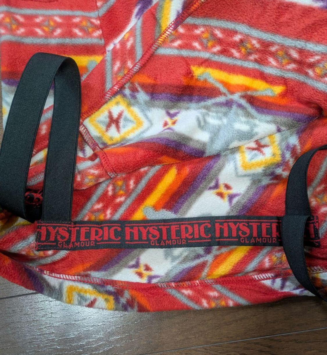 히스테릭글래머 플리스 집업 케이프 판초 상품이미지6