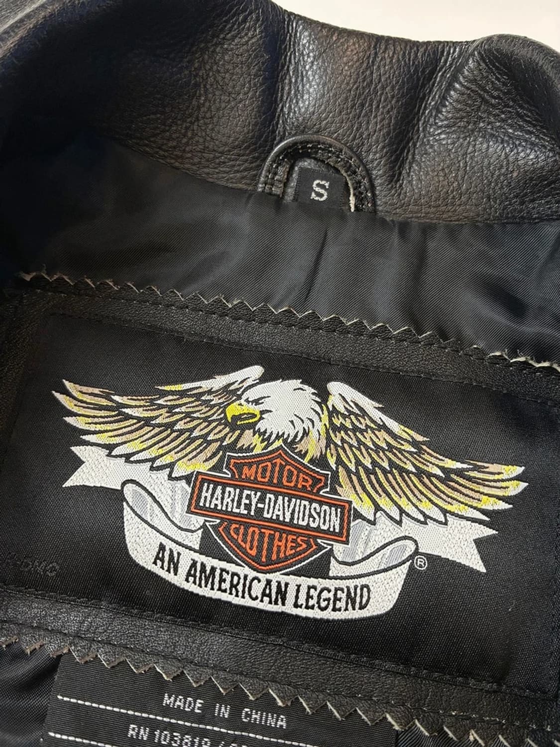 할리데이비슨 00s 오리지널 소가죽 라이더 자켓 PN5450 상품이미지8