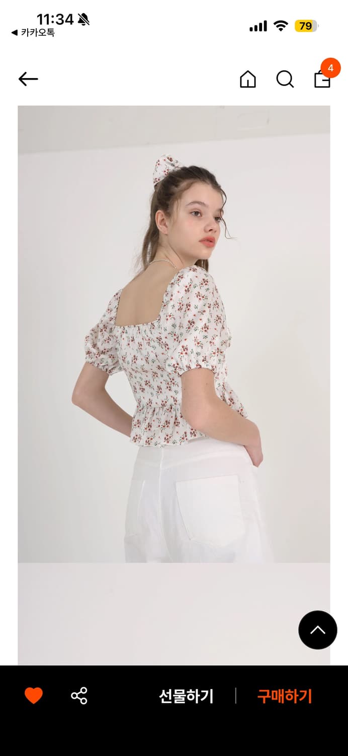 softseoul hook flower 블라우스 상품이미지4