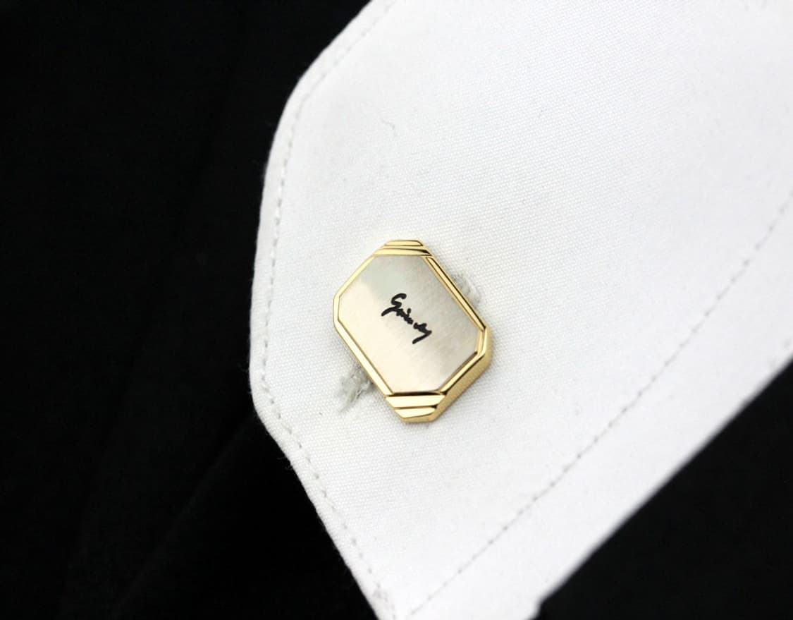 지방시 A등급 5.2cm 명품 넥타이핀 커프스 세트 상품이미지10