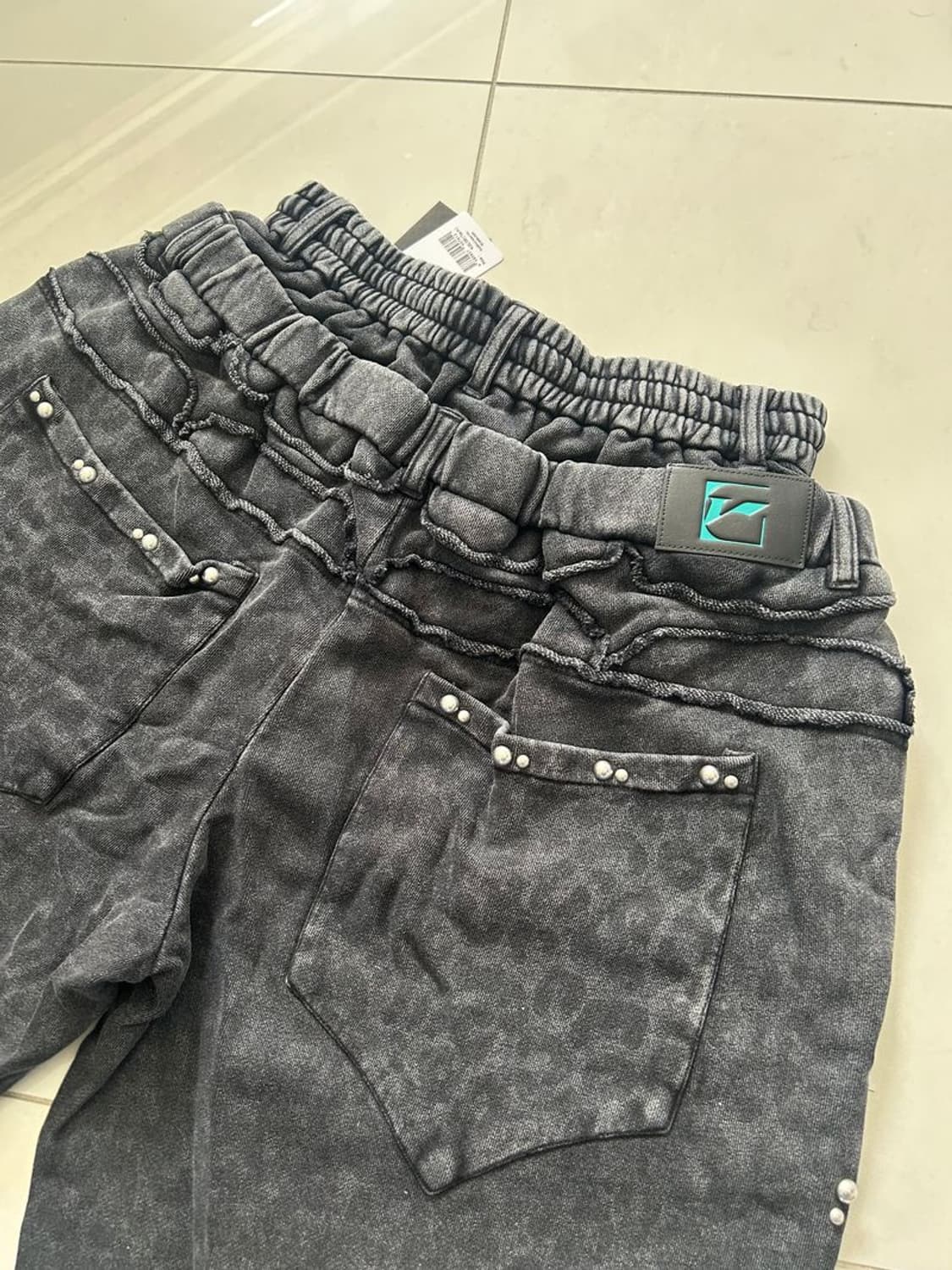 STUD BLEACH LEOPARD SWEAT PANTS 상품이미지6