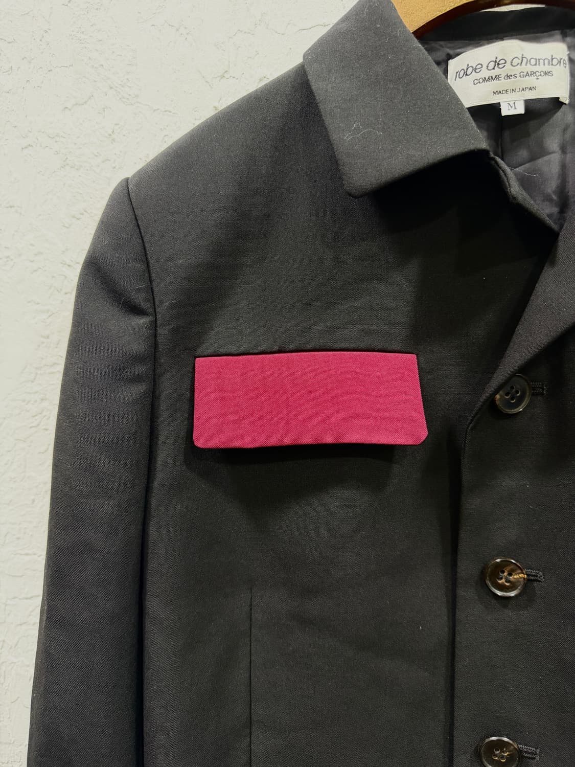 robe de chambre COMME des GARÇONS pink p 상품이미지3
