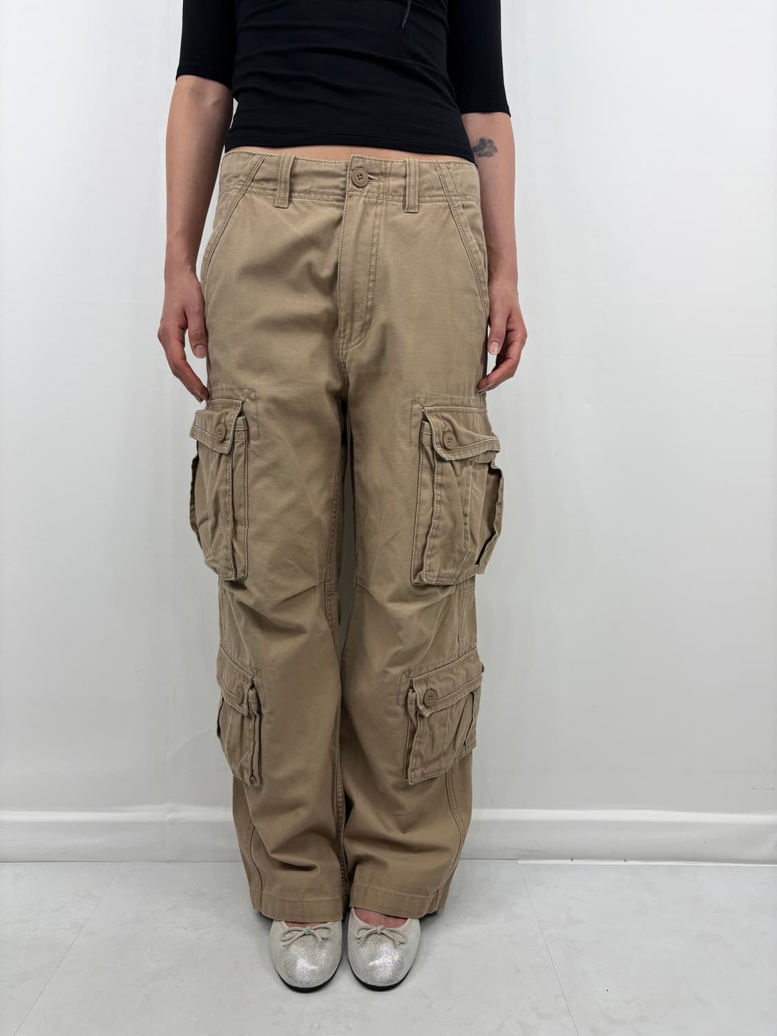 BIG CARGO PANTS DARK BEIGE 상품이미지2