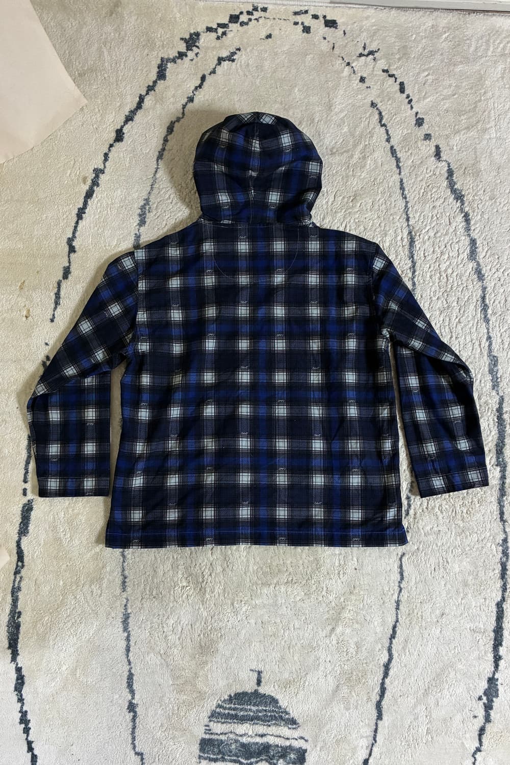 Schott Ombre Check Plaid Anorak Hoodie  상품이미지8